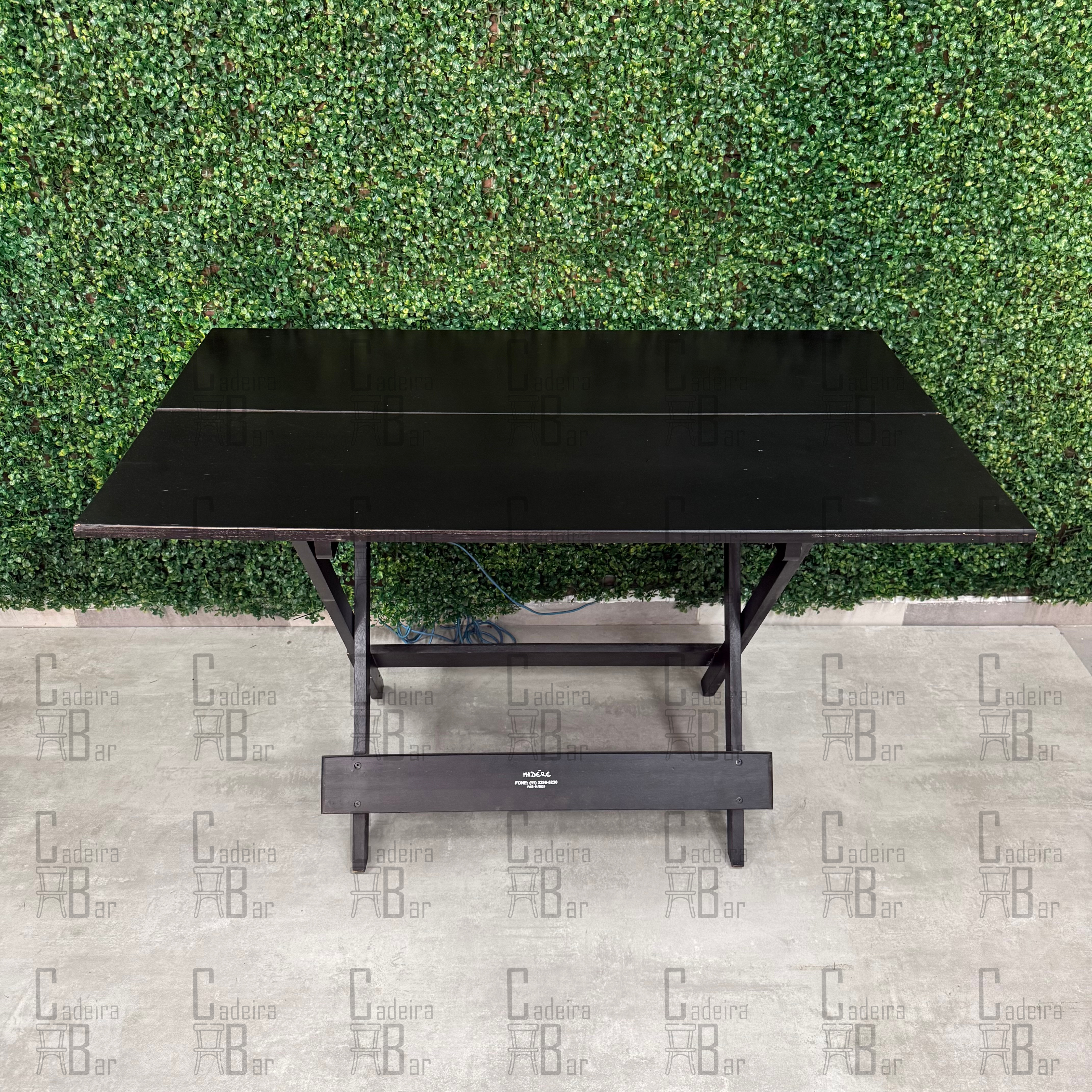 Mesa Dobrável Prata 120x70